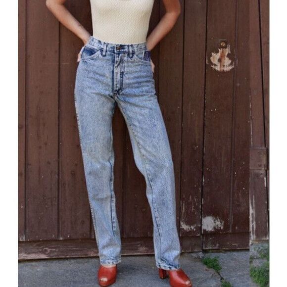 Y2K Pierre Cardin Mom Jean‎ 90s High Rise 100% Cotton Medium Wash size 6 - Picture 1 of 9